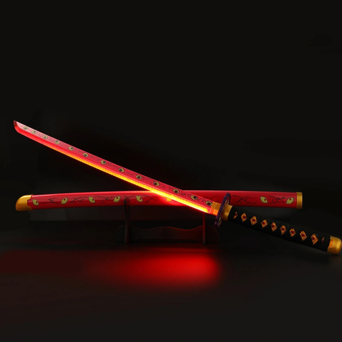 Demon Slayer LED sword replica inspired by Upper Moon One, Kokushibo