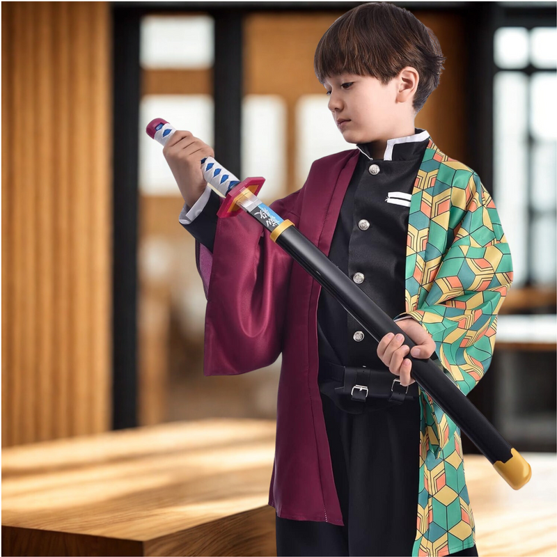 Giyu Tomioka – Demon Slayer Nichirin – Wooden Katana Replica (104 cm)