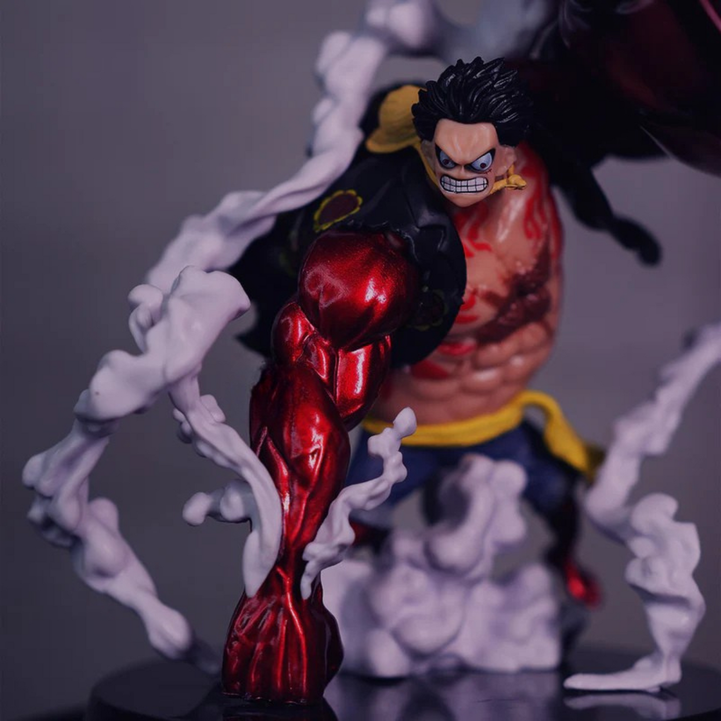 Dynamic pose of Gear 4 Luffy – 21 cm collectible for One Piece fans