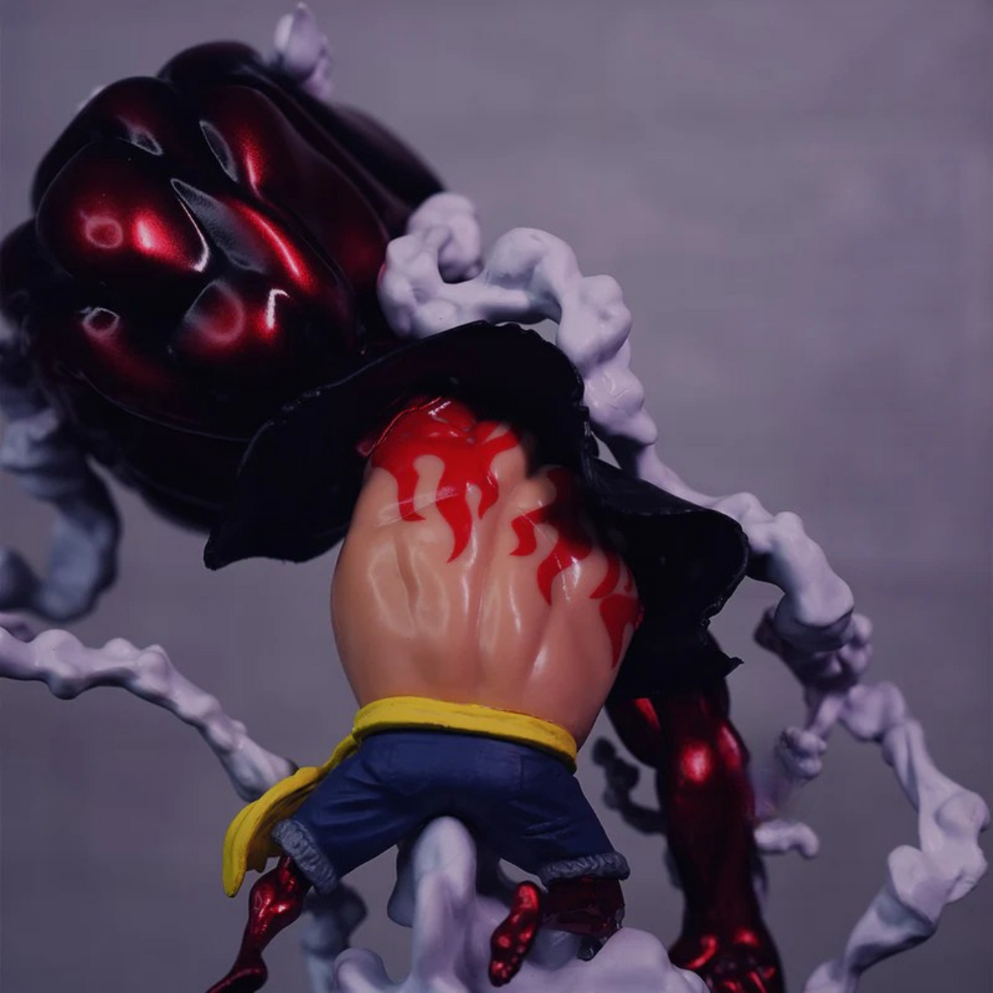 Luffy Gear 4 action figure – One Piece anime collectible showcasing his transformation