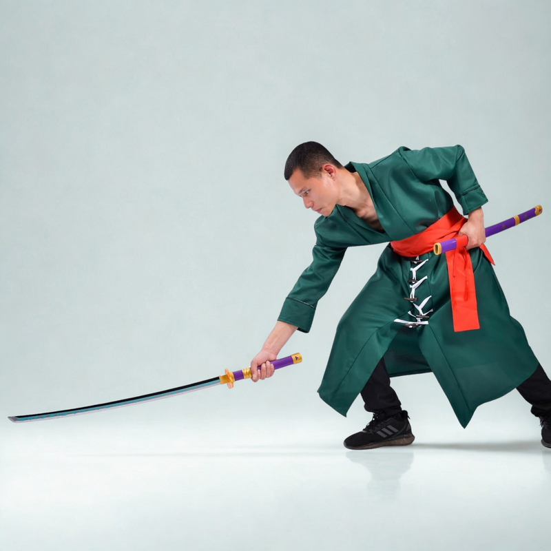 Roronoa Zoro – One Piece Enma Purple – Wooden Katana Replica (104 cm)