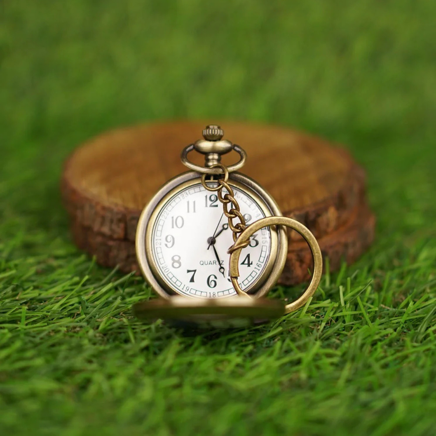 Attack on Titan Pocket Watch Metal Keychain