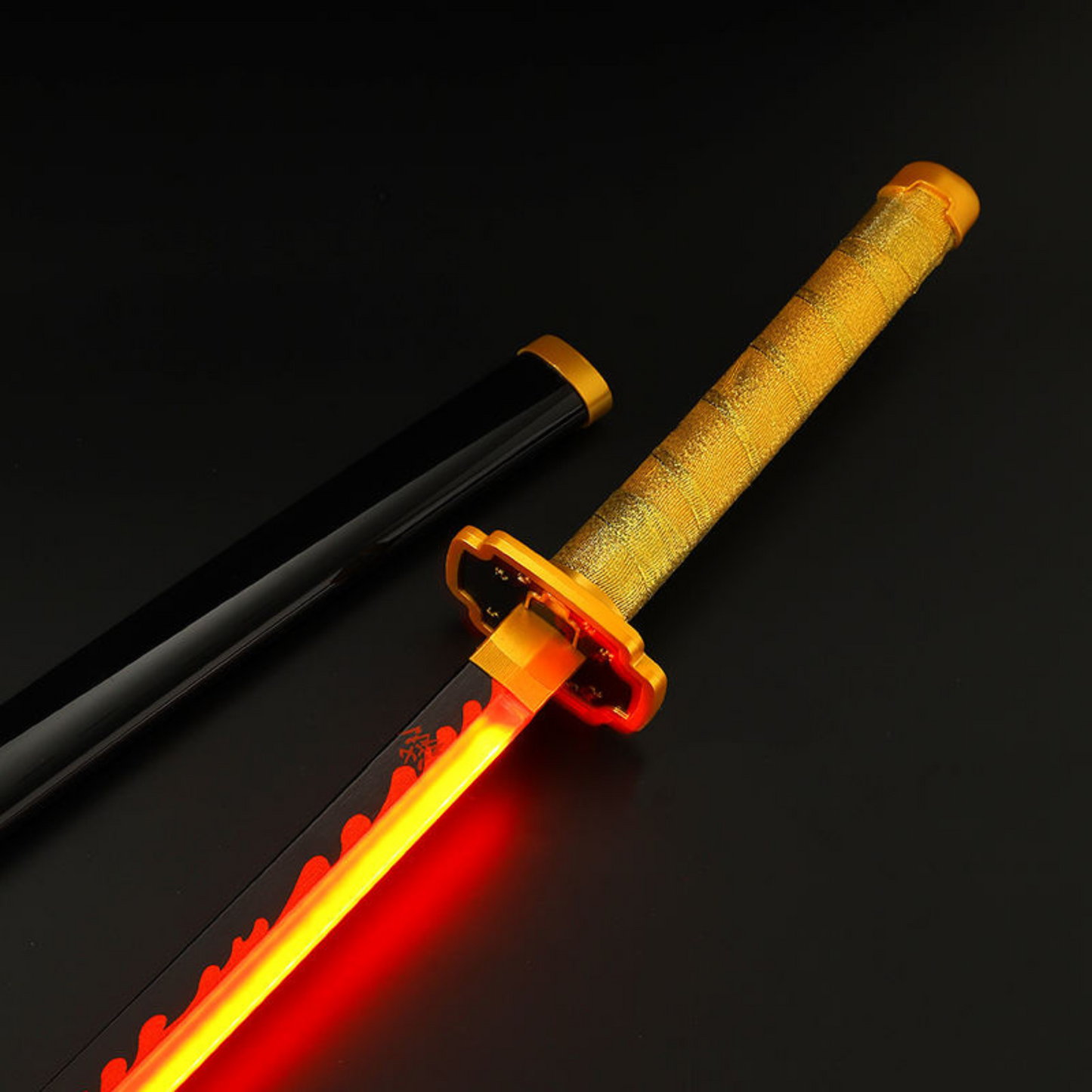 Tsugikuni Yoriichi Nichirin LED Katana – Demon Slayer-inspired anime sword collectible
