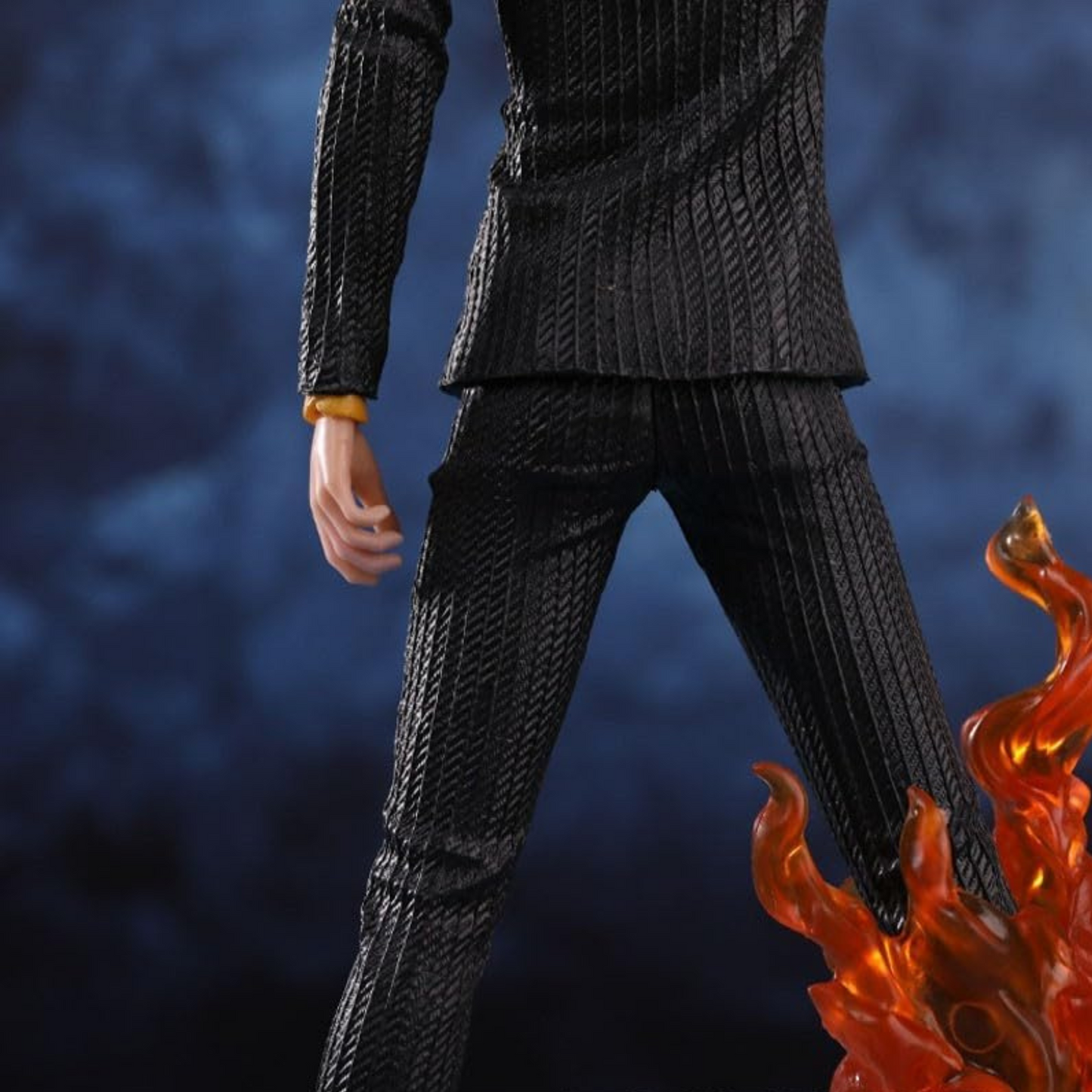 Close-up of Sanji’s signature cooking pose – intricately detailed 32 cm figure