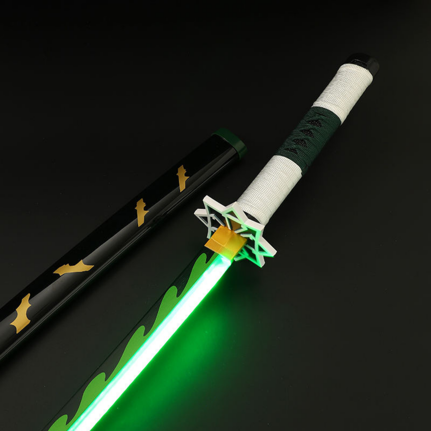 Sanemi Shinazugawa Nichirin LED Katana – Demon Slayer anime sword collectible