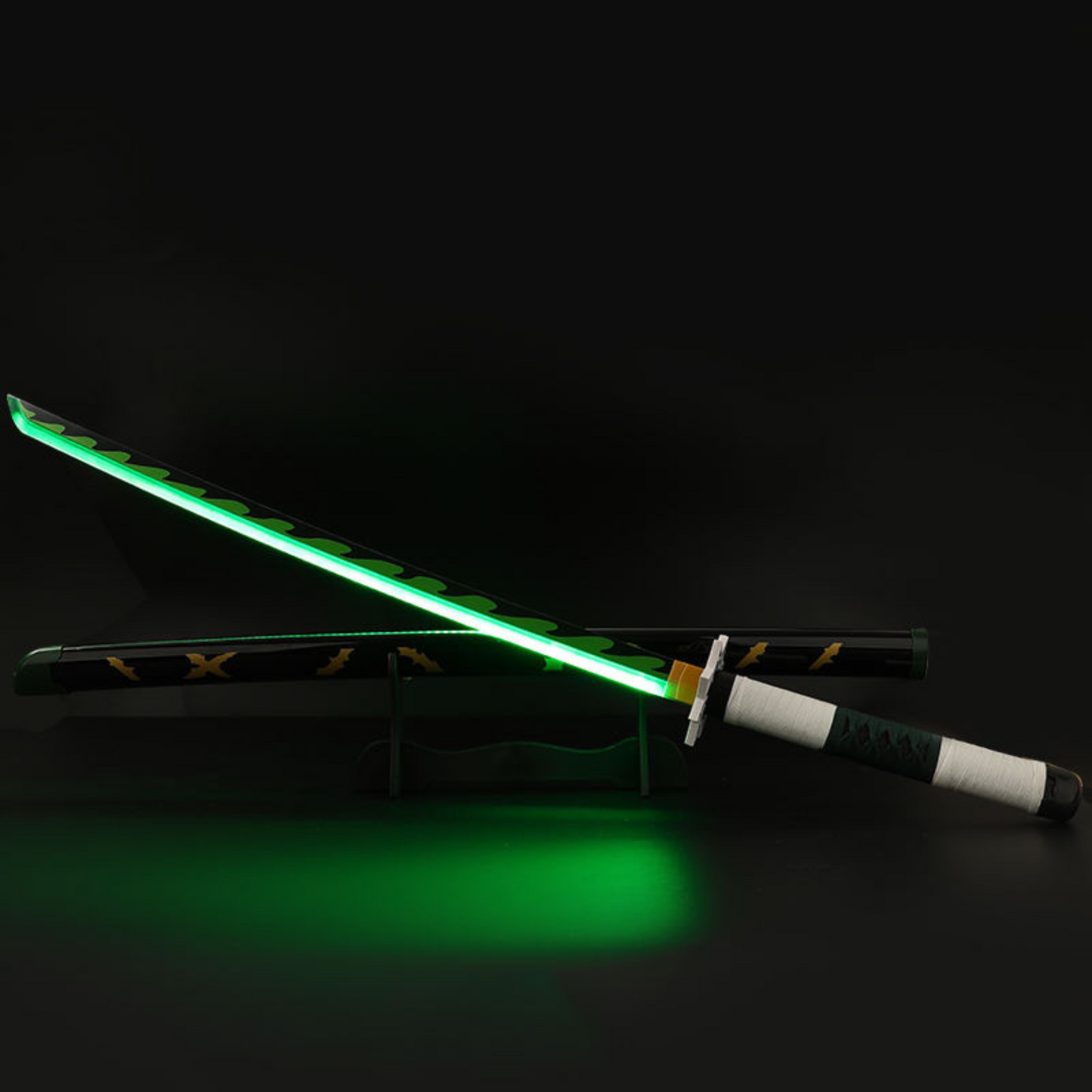 Sanemi Shinazugawa Nichirin LED Katana – Demon Slayer anime sword collectible