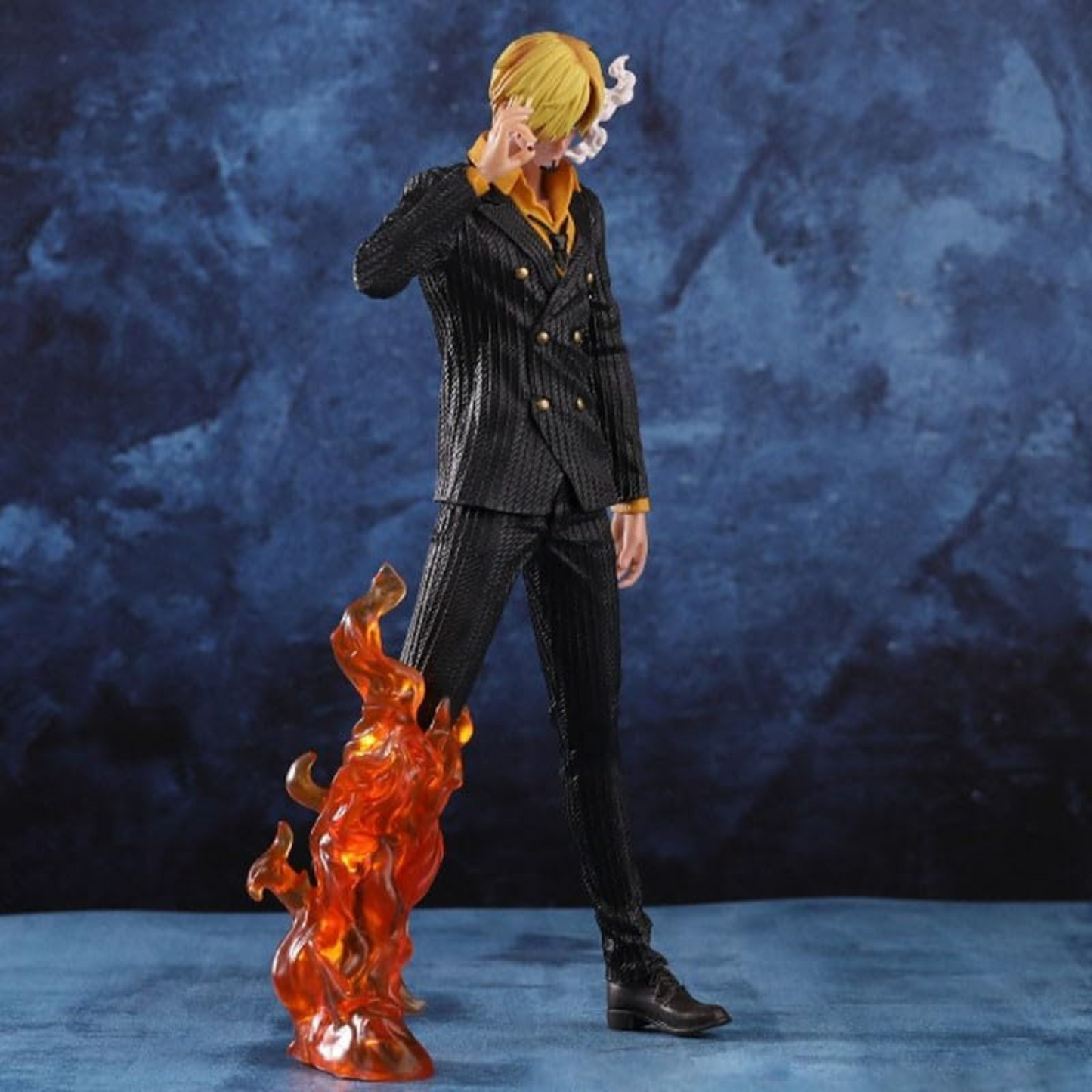 Close-up of Sanji’s signature cooking pose – intricately detailed 32 cm figure
