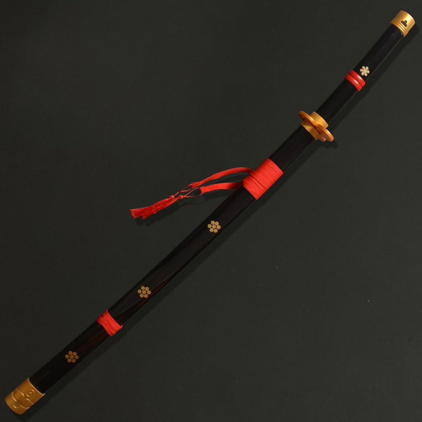 one Piece Yama Enma black LED katana replica with glowing blade – 108 cm