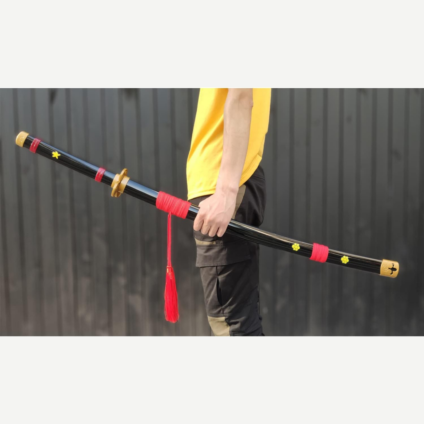 Rechargeable anime katana with illuminated blade – One Piece Enma sword replica
