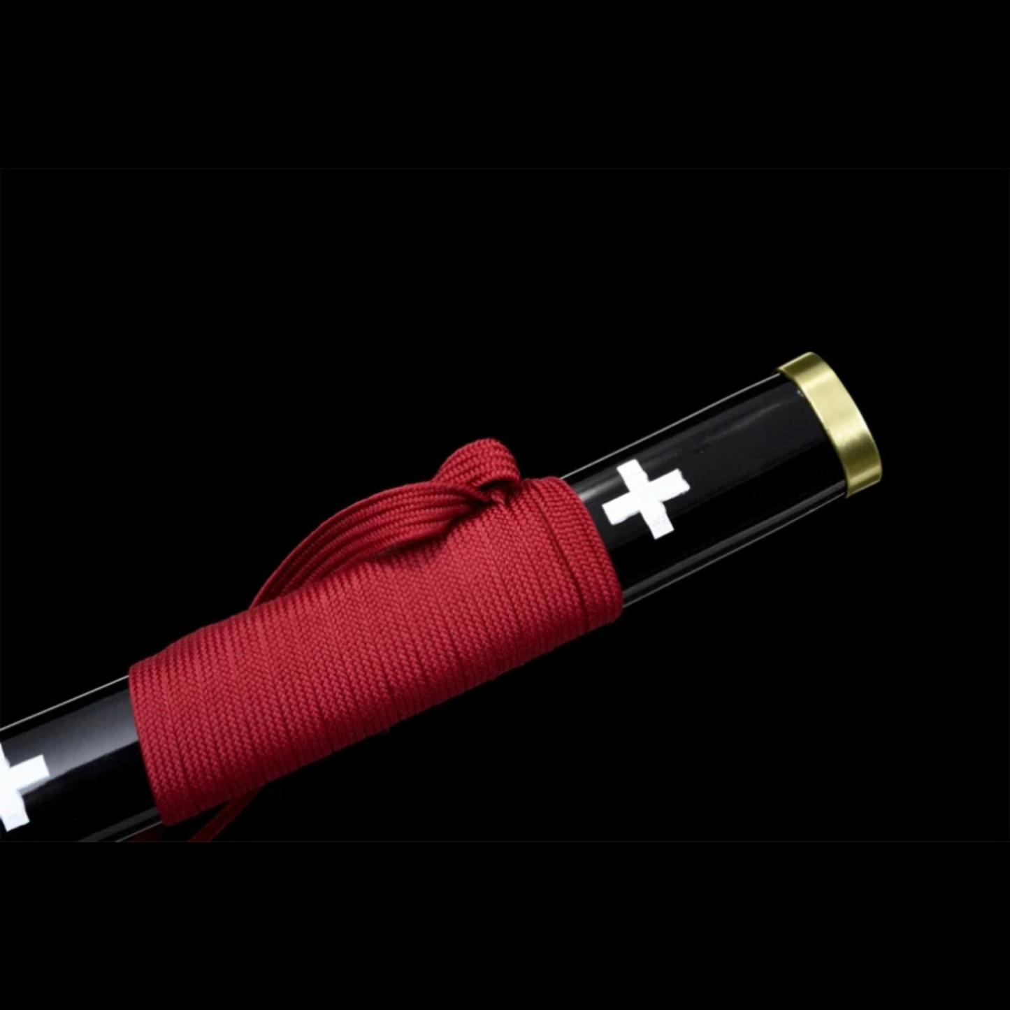 40-inch anime cosplay sword with glowing LED light and fur handle – Kikoku replica