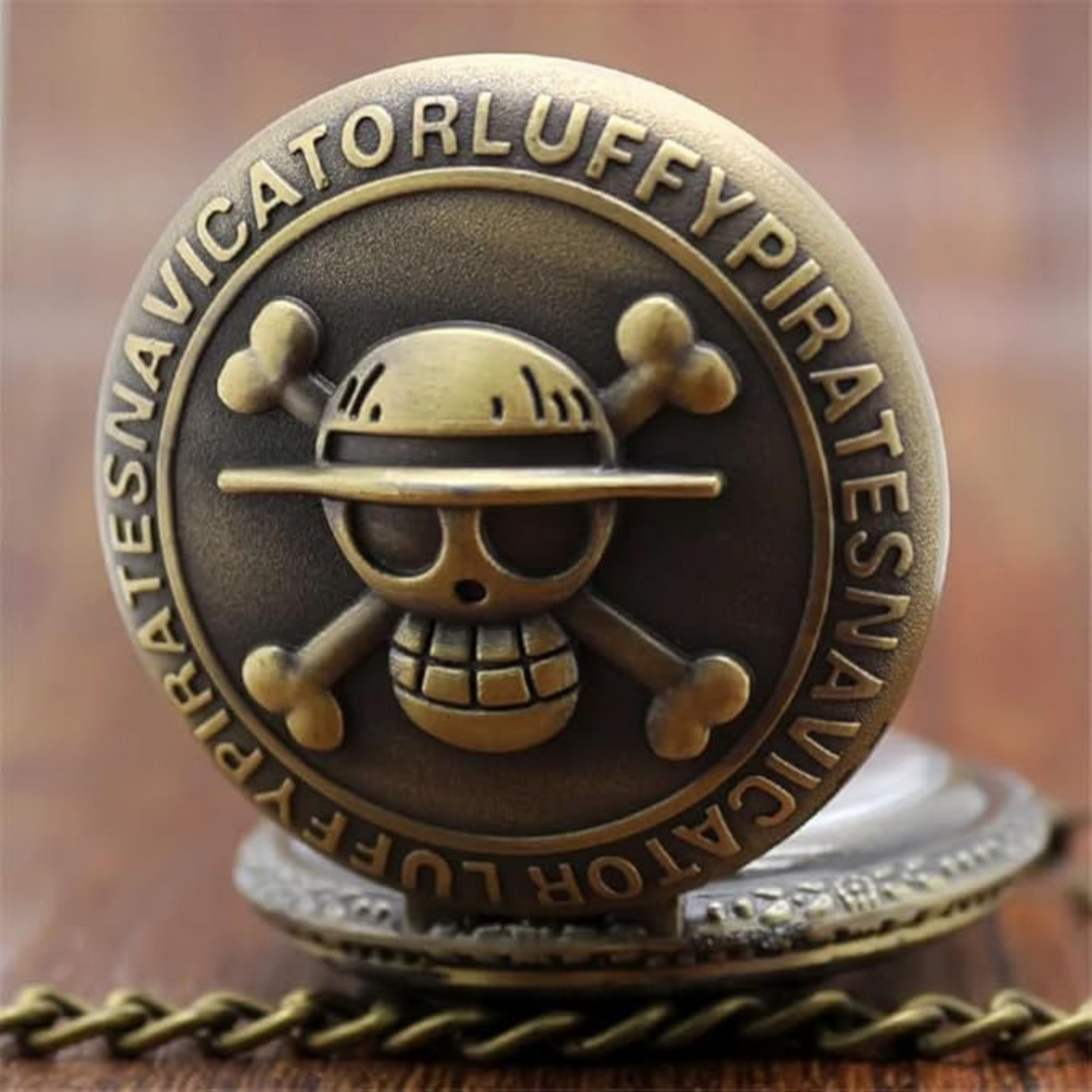 Luffy’s Pirate Crest Antique Watch Keyring