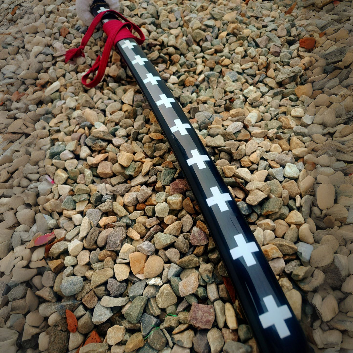 Trafalgar Law nodachi sword collectible with gold tsuba – LED anime katana