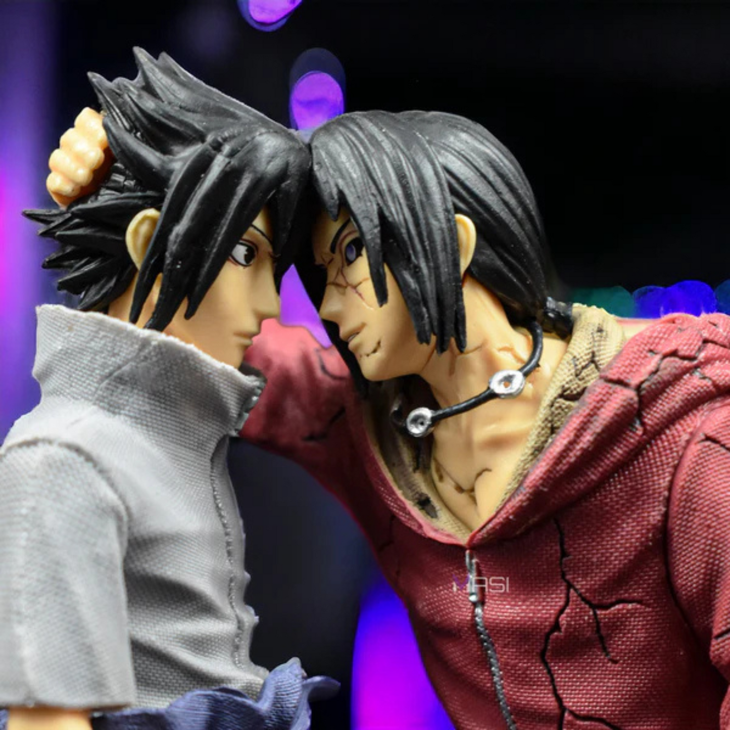 High-detail Sasuke Itachi Naruto anime statue for collectors
