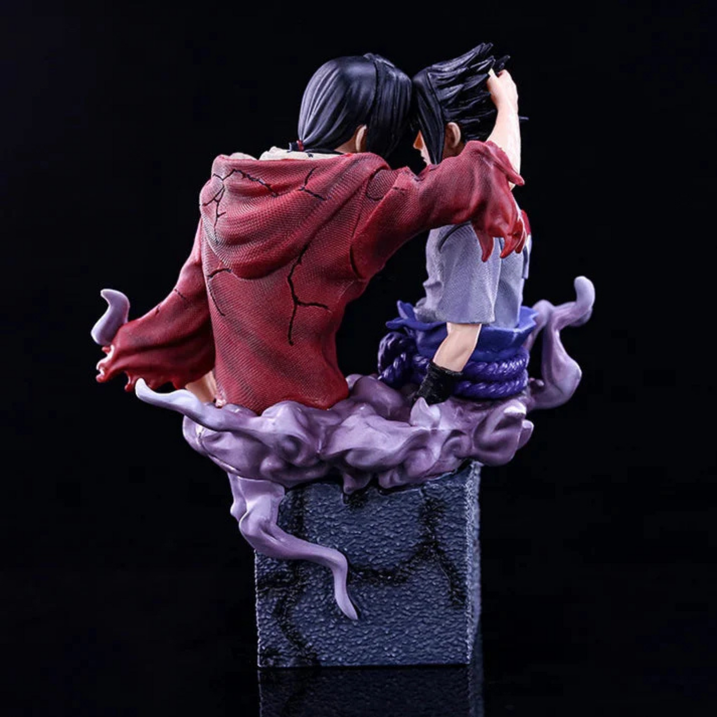High-detail Sasuke Itachi Naruto anime statue for collectors