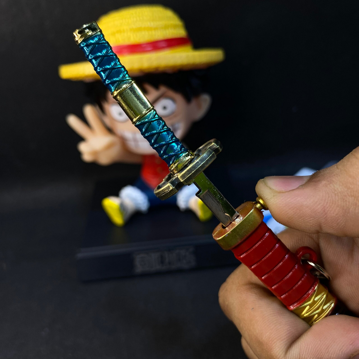 The Sandai Kitetsu Katana Keyring