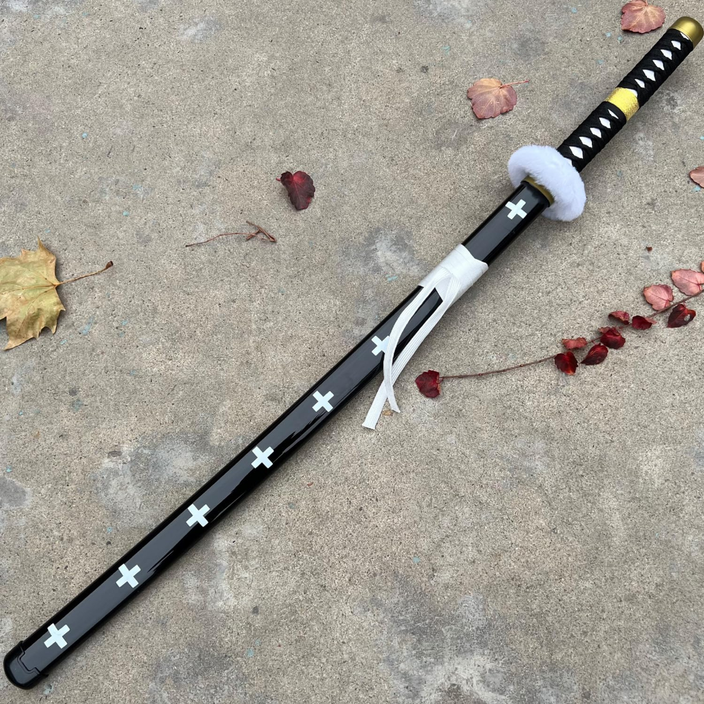 Trafalgar Law Kikoku Wooden Katana One Piece cosplay sword
