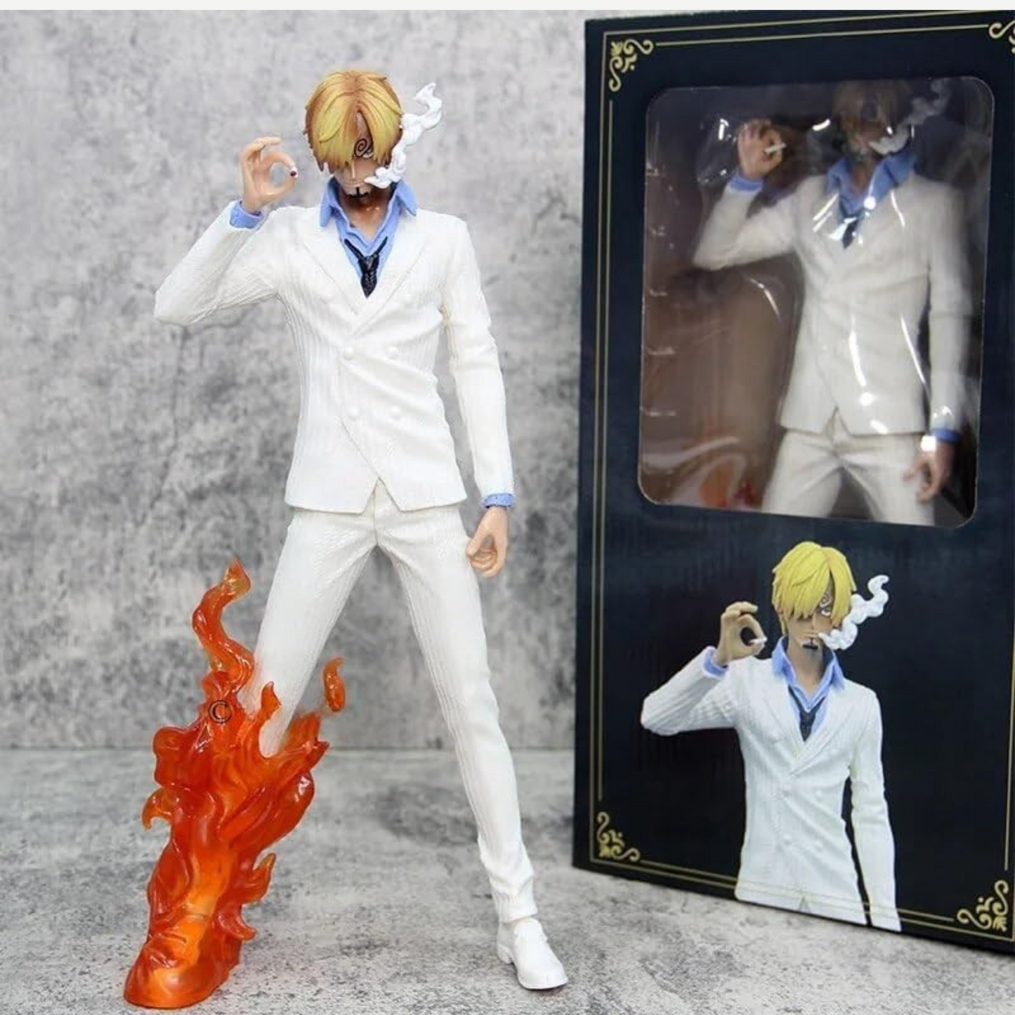 One Piece Sanji Figure with Stand – 32 cm PVC Toy