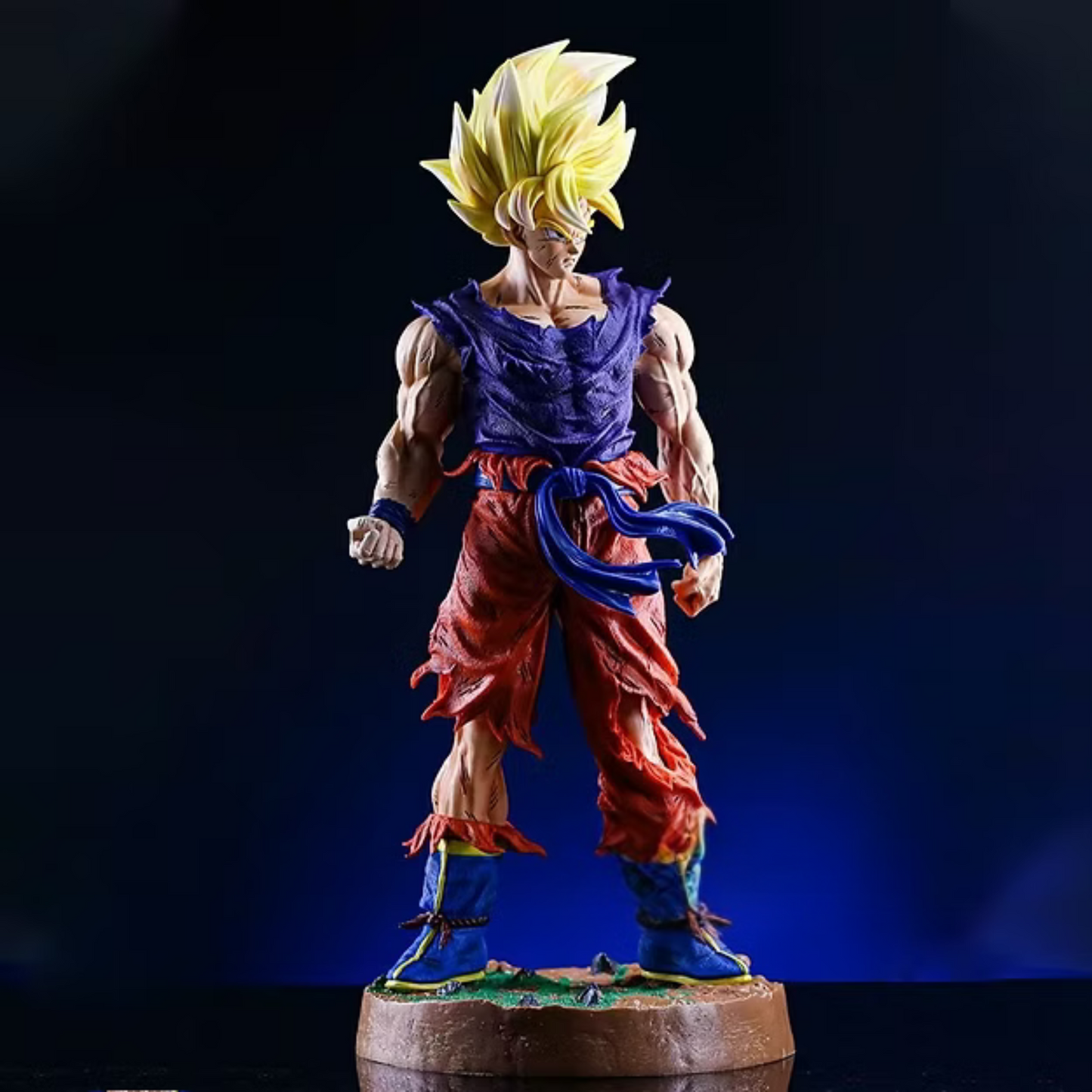 Dragon Ball Z Legendary Super Saiyan Goku action figure – 43cm tall anime collectible with dynamic design and premium packaging.