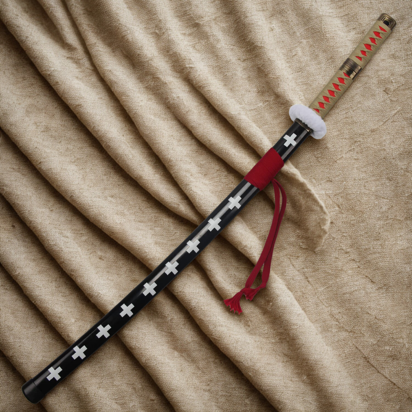 Trafalgar D. Law Kikoku Golden Wooden Katana