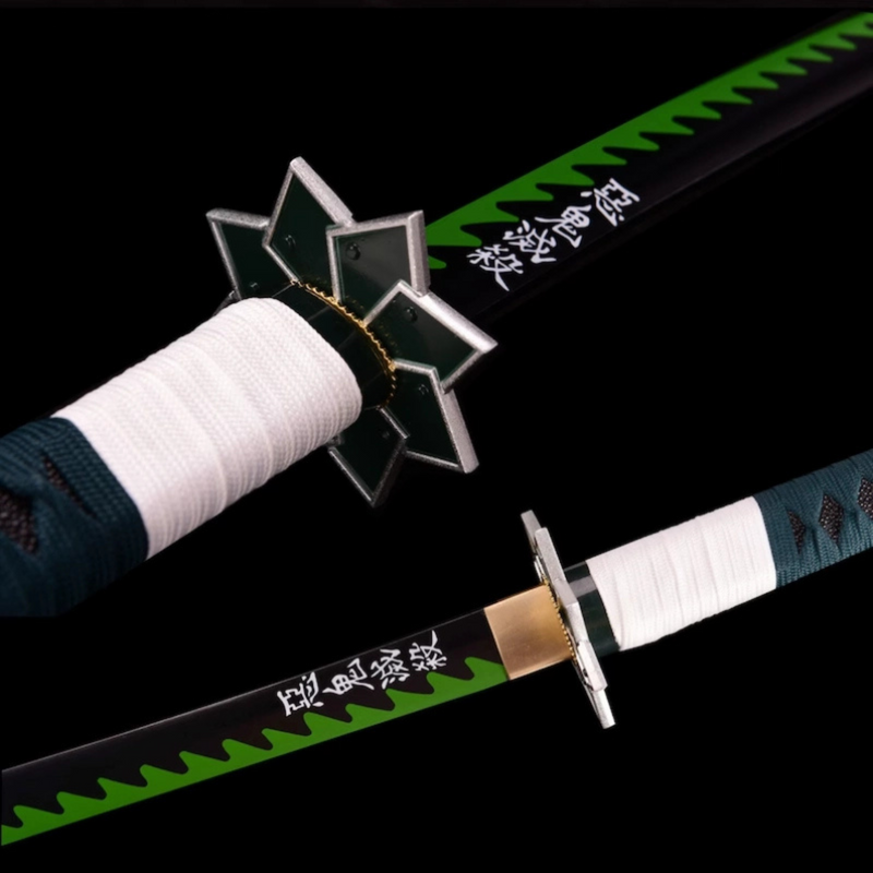 Sanemi Shinazugawa – Demon Slayer Nichirin – Wooden Katana Replica (104 cm)