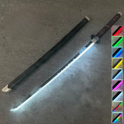 Tanjiro Kamado – Demon Slayer Nichirin Black – Smoke Katana Replica (104 cm)
