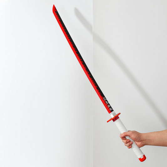 Kyojuro Rengoku – Demon Slayer Nichirin – Wooden Katana Replica (104 cm)