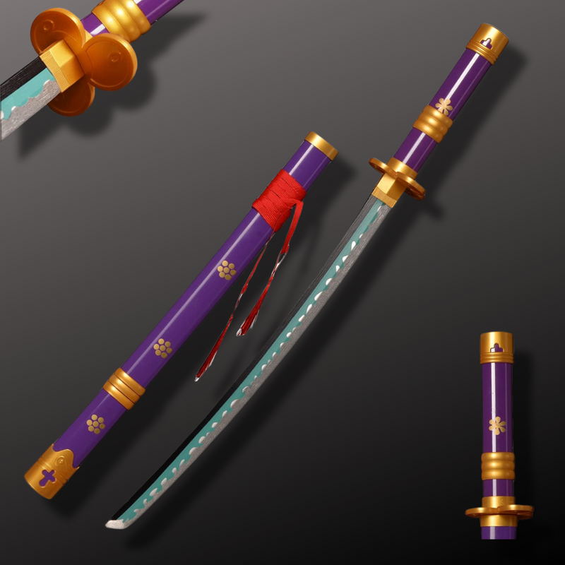 Roronoa Zoro – One Piece Enma Purple – Wooden Katana Replica (104 cm)