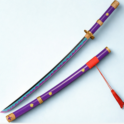 Roronoa Zoro – One Piece Enma Purple – Wooden Katana Replica (104 cm)
