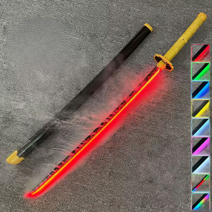 Yoriichi Tsugikuni – Demon Slayer Nichirin – Smoke Katana Replica (104 cm)