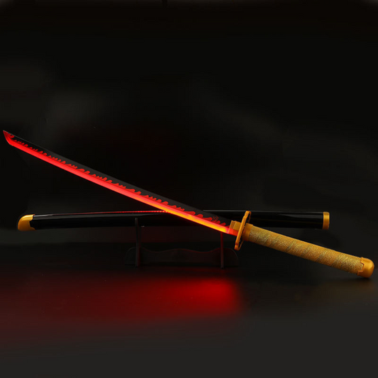 Tsugikuni Yoriichi Nichirin LED Katana – Demon Slayer-inspired anime sword collectible