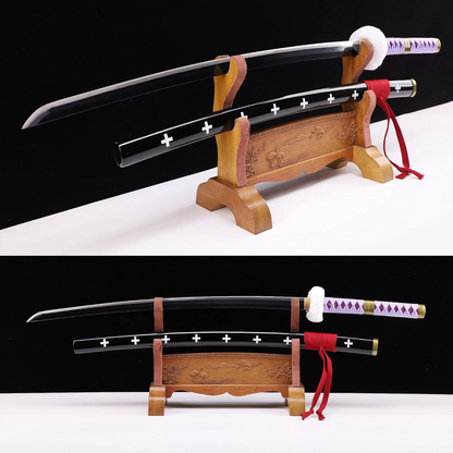 Trafalgar D. Law – One Piece Kikoku Purple – Wooden Katana Replica (104 cm)