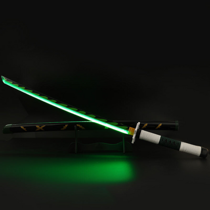 Sanemi Shinazugawa Nichirin LED Katana – Demon Slayer anime sword collectible
