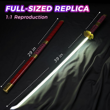 Roronoa Zoro – One Piece Sandai Kitetsu – LED Katana Replica (104 cm)