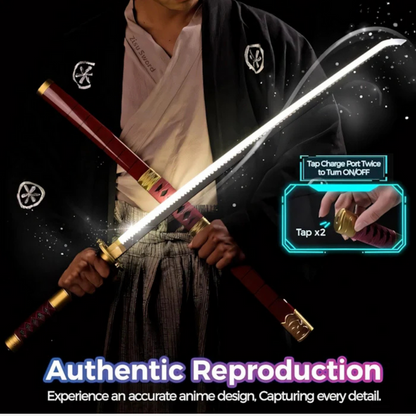 Roronoa Zoro – One Piece Sandai Kitetsu – LED Katana Replica (104 cm)