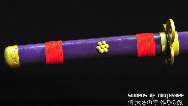 Roronoa Zoro – One Piece Enma Purple – Wooden Katana Replica (104 cm)