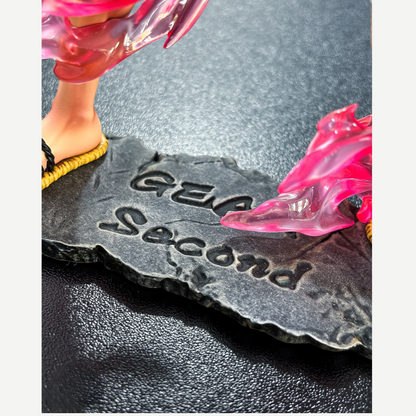 Dynamic pose of Gear 2 Luffy – 24 cm collectible for One Piece fans