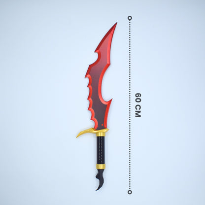 Solo Leveling Kasaka's Venom Fang Knight Killer Dagger (60 cm)