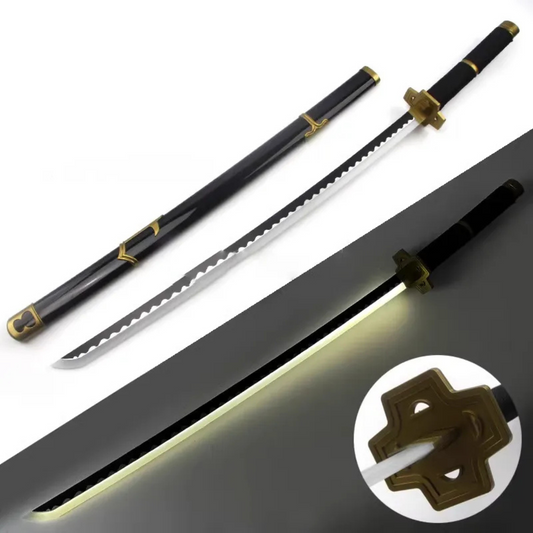 Zoro Yubashiri LED Katana Replica with Glowing Blade