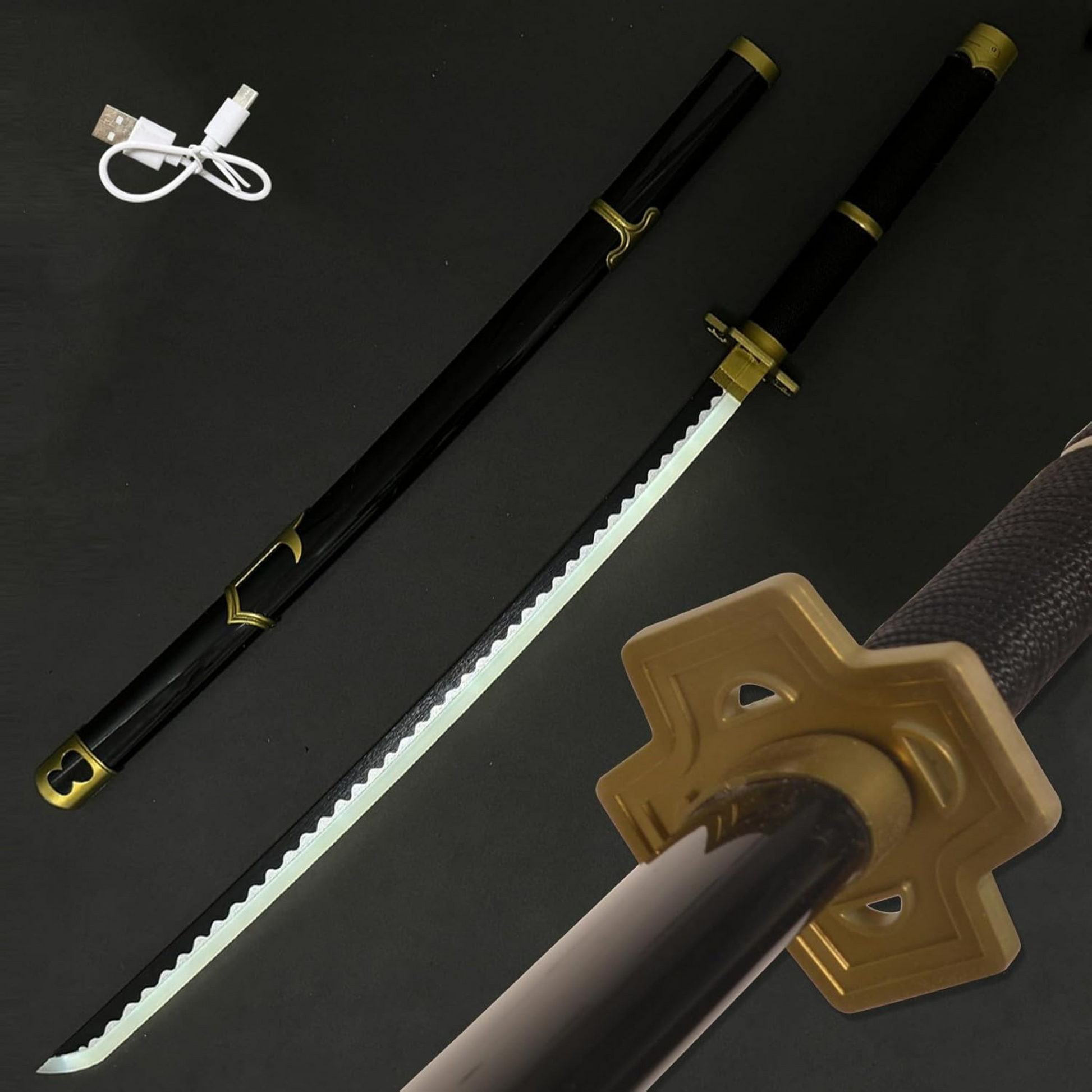 One Piece Cosplay Sword – Yubashiri Full Tang Design