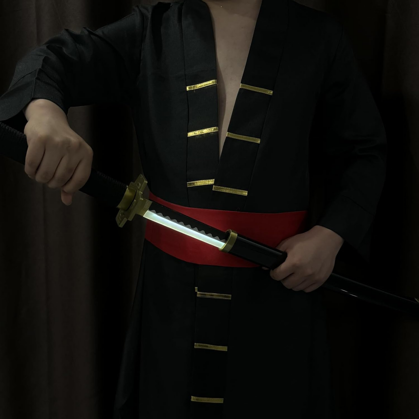 Zoro Yubashiri LED Katana Replica with Glowing Blade