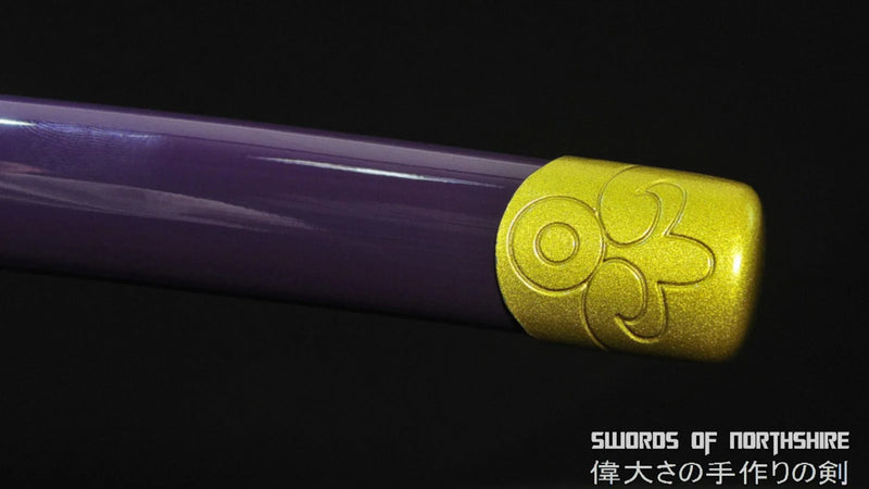 Roronoa Zoro – One Piece Enma Purple – Wooden Katana Replica (104 cm)