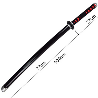 Tanjiro Kamado – Demon Slayer Nichirin – Wooden Katana Replica (104 cm)