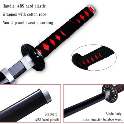 Tanjiro Kamado – Demon Slayer Nichirin – Wooden Katana Replica (104 cm)