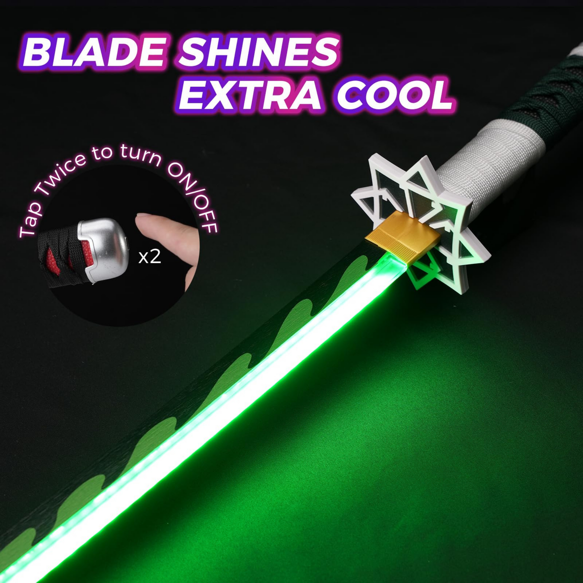 Demon Slayer 104 cm cosplay katana – perfect for Wind Hashira fans