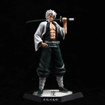 Sanemi Shinazugawa action figure – Demon Slayer anime collectible with battle-ready stance