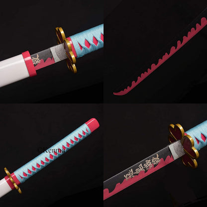Mitsuri Kanroji Katana – Demon Slayer Pink Nichirin Cosplay Sword 104cm