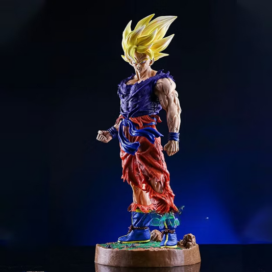 Dragon Ball Z Legendary Super Saiyan Goku action figure – 43cm tall anime collectible with dynamic design and premium packaging.