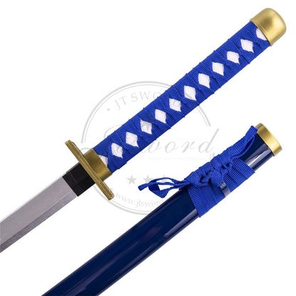 Byakuya Kuchiki Senbonzakura Katana 104cm – Bleach Anime Bamboo Sword (Blue Scabbard)