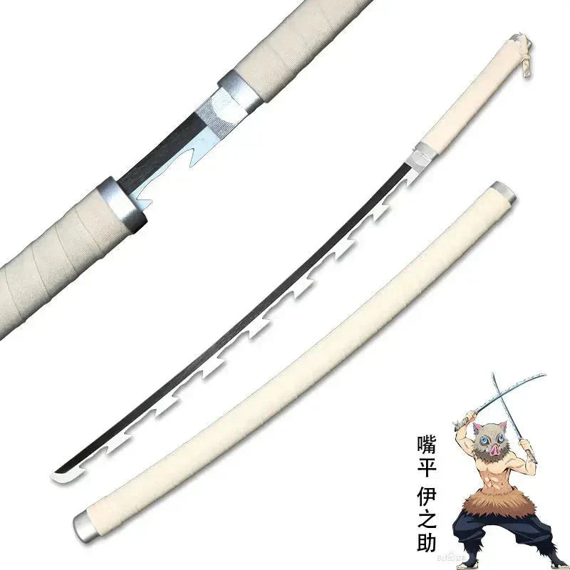 Inosuke Hashibira – Demon Slayer Beast Nichirin – Wooden Katana Set (104 cm)