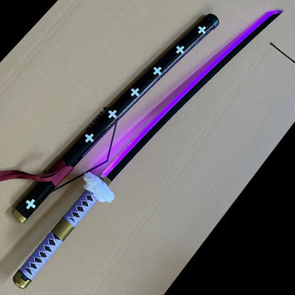 Trafalgar D. Law – One Piece Kikoku Purple – LED Katana Replica (104 cm)